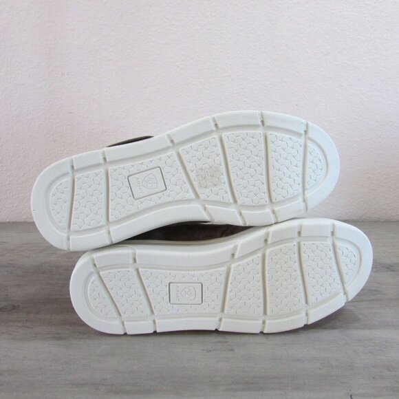 Ariat Toddler Kid's 8 Hilo Slip on Sneaker Shoe Brown Bomber Suede 10051007 - Picture 4 of 4